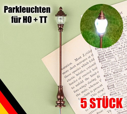 Led parklampen kupfer - 5x,