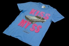 Chevrolet Camaro T-Shirt Chevi SS Kiss USA  Big Graphic Logo Car Auto Blau Gr. S