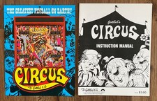 Gottlieb Circus Manual + Flyer / Flipper Pinball