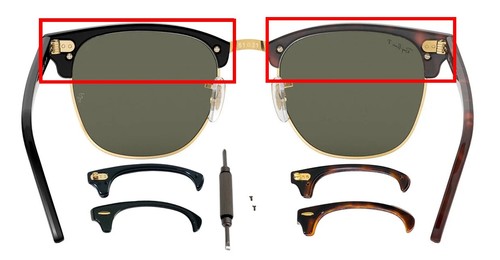 Ray ban rb3016 - ray-ban, clubmaster
