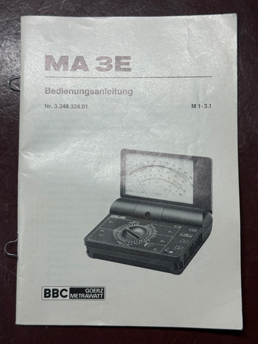 Bbc goerz metrawatt 3e - goerz,
