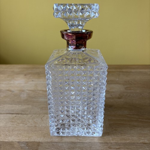 Flasche glas viereckig - flasche,