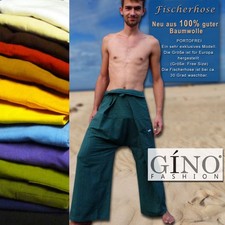 Neu Thai Fischerhose Wickelhose aus guter Baumwolle, Beinlänge für europ. Größe