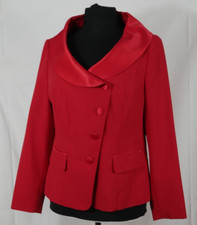 Damen Wunderschöne SINGH S MADAN Jacke Blazer Rot Elegant Edel Größe 40/42 NEU!