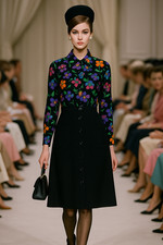 60er Twiggy Kleid A-Linie