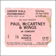Paul McCartney and Wings 1975