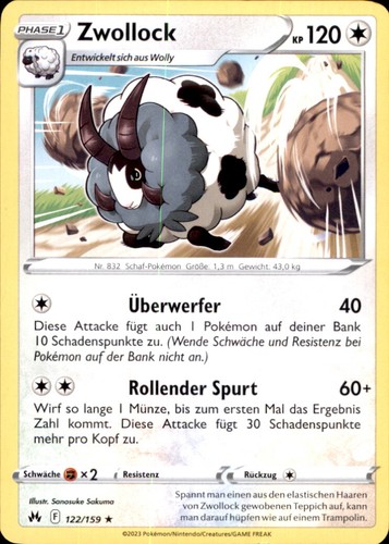 Pokemon 122 159 zwollock - -,