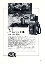 Kamera Zeiss Ikoflex III Reklame 1938 Briefkasten Liebesbrief Werbung +