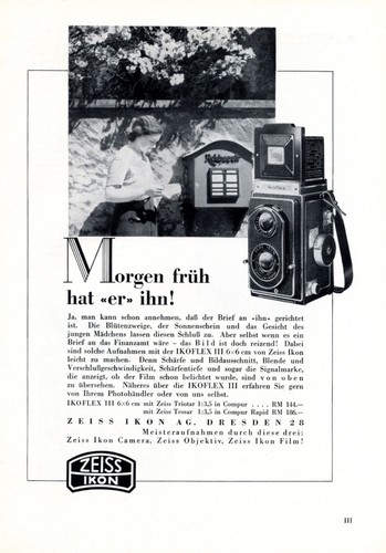Kamera zeiss ikoflex - zeiss, iii