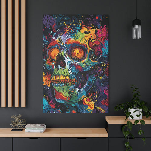 Große leinwand skull - große,