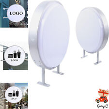 Rund LED Leuchtkasten Doppelseitig 60CM Leuchtreklame Nasenschild Lichtwerbung