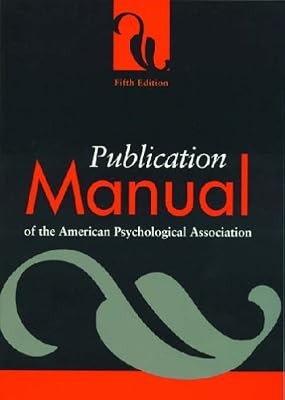 Publication manual the - manual, of