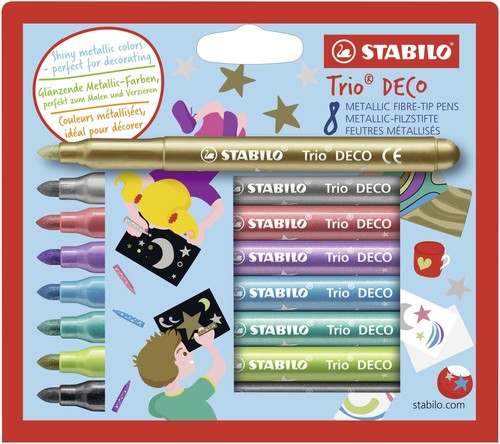 Stabilo metallic filzstift - filzstift, mit