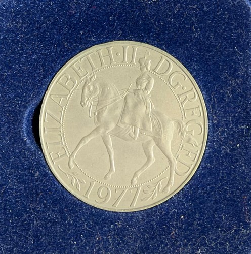 Gedenkmünze new pence 1977 - new,