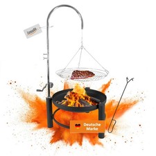 Holzkohlegrill mt schwenkbarem