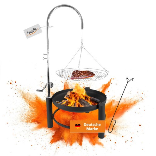 Holzkohlegrill schwenkbarem - mt,