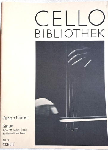 Noten cello francoeur - noten,, f.