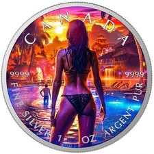 1 UNZE 999 SILBER - SEXY FRAU