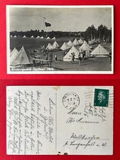 Foto AK Zeltlager bei Dresden 1929 Kinderrepublik Sachsen    ( 141223