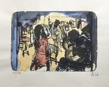 Werner LICHTNER-AIX Lithografie nummeriert 60/100 signiert