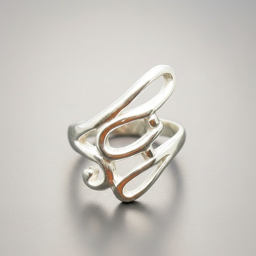 Echter sterling silber ring - silber,
