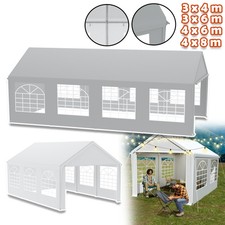 Partyzelt Festzelt Pavillon Gartenzelt mit Fenster Bierzelt 3x4m/3x6m/4x6m/4x8m