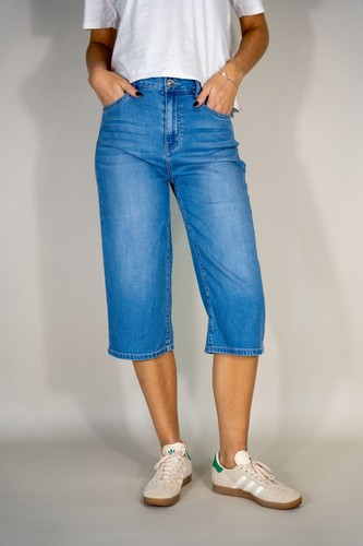 Blue monkey capri - monkey,