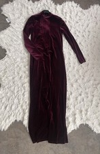 Shein Abendkleid Abiye Maxikleid Tesettür Samt gr. Xs 34