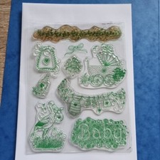 Silikon Stempelbogen Stempel   Thema Baby