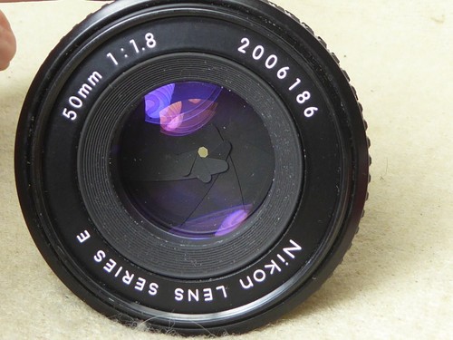 Nikon 50mm s series - f1.8, e