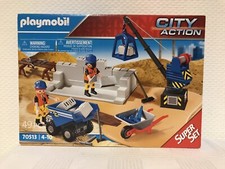 Playmobil 70513 Baustelle City Action NEU OVP Geschenk Weihnachten Kran Dumper