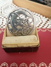 Drachen David Andersen Norway Norwegen silber 925 Emaille Cloisonne Brosche Pin