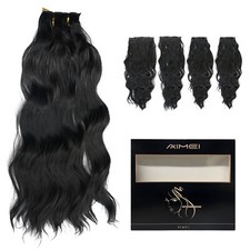 Schwarz Hair Extensions Clip