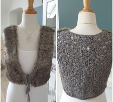 Staff NÜ Weste vorne Fell