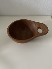 Edle Teakholz runde Schüssel