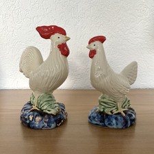 Hahn Henne Huhn Majolika