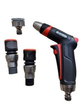 Gardena Premium Grundausstattung: Anschluss-Set mit Reinigungsspritze, mit Ansch