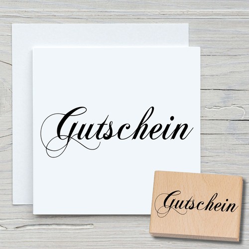 Stempel gutschein - gutschein,