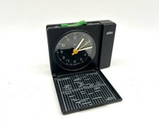 Vintage Braun Reisewecker Type 4759 AB 312 sl, Design Lufthansa Dietrich Lubs