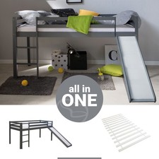 Hochbett 90x200 Rutsche Kinder