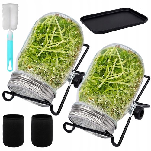 Sprossenglas 2er set 1000ml - sprossenglas,