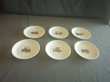 Sechs Porzellan Zier Teller Creidlitz Bavaria Oldtimer