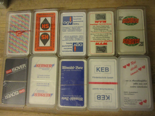 Konvolut spielkarten neu - spielkarten,