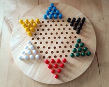 Halma - Massivholz - Komplett, OVP -  Gesellschaftsspiel, Brettspiel - TOP