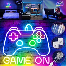LED Neonlicht Spiel Leuchtreklame Gaming Neon Schild Gamepad Neon Party Deko