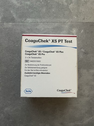 Coaguchek test pst - xs, pt