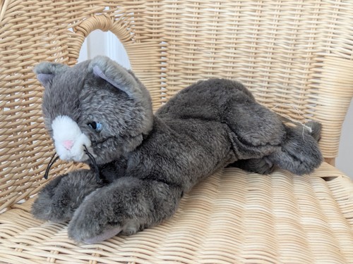 Ikea minnen katt grau - katt,