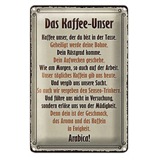 Blechschild Spruch 20x30cm