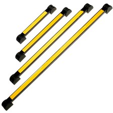 4 x Extra starke MAGNETLEISTE Magnetschiene mit Halter 200 300 460 600 mm GELB