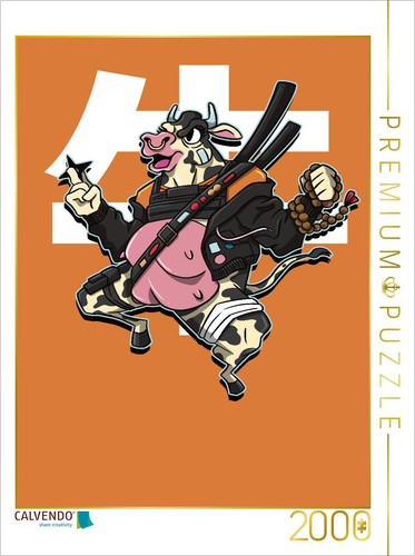 Calvendo puzzle kuh samurai - puzzle, |